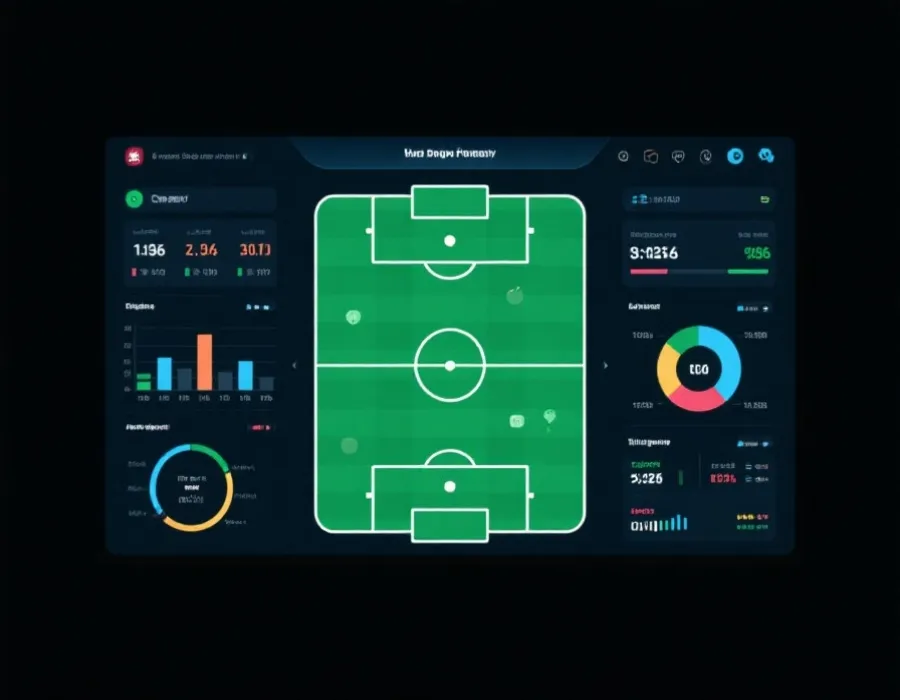 比賽數據與盤口分析示意圖