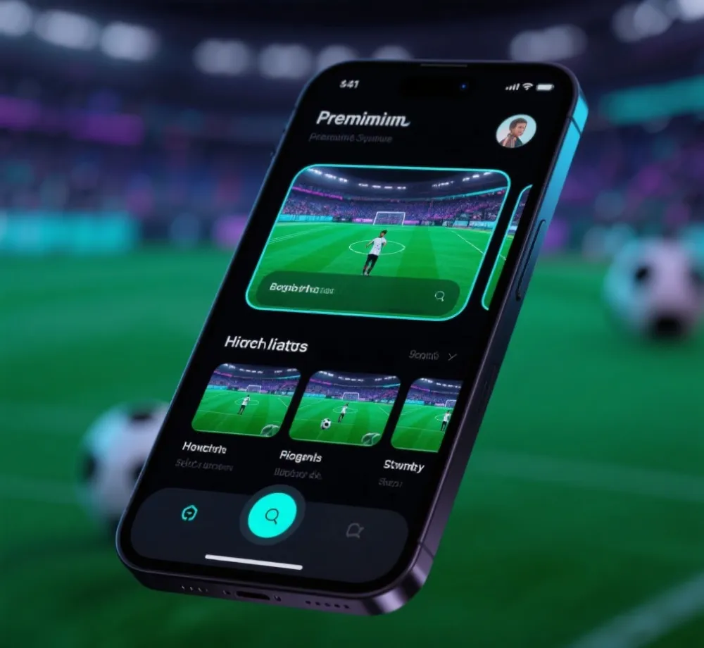 手機世界盃直播介面示意