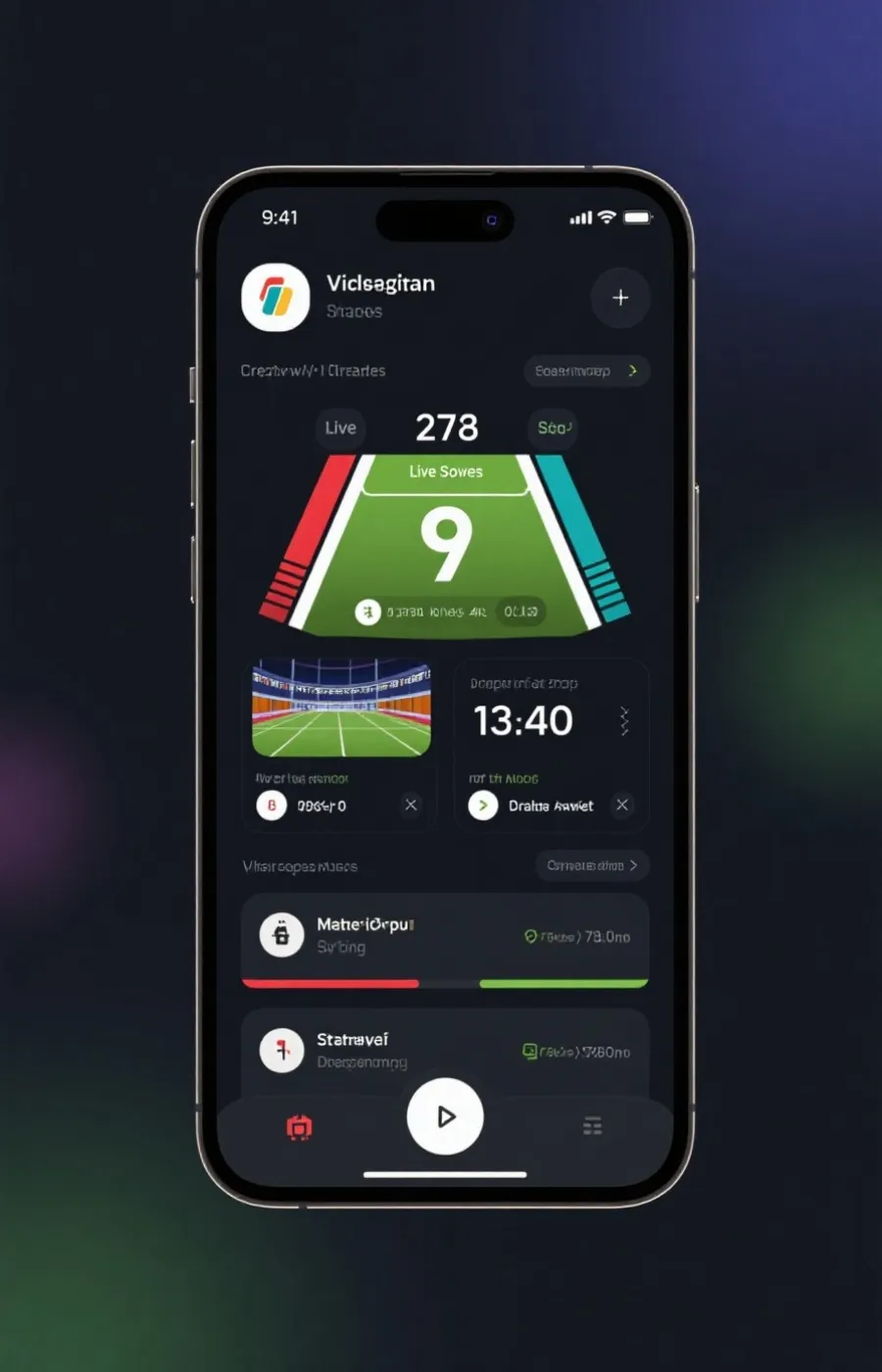 2026世界盃手機應用程式介面示意圖